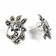 Marcasite Earrings, Size: 20mm