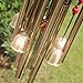 YESURPRISE Large Wind Chime Yard Garden Outdoor Noisemaker Home Decoration Windchime Bells Pavilion Copper Coin