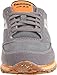 Saucony mens Jazz Low Pro Vegan Sneaker, Charcoal/Orange, 7.5 M US