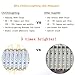 ChiChinLighting 100 Pieces (20 pcs x 5 Packs) - 12 Volt LED Module - SMD LED Chip - Super Bright - IP65 Waterproof (Blue)