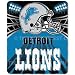 Detroit Lions Light Weight Fleece NFL Blanket (Shadow Series) (50