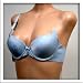  : Art-Beau Baby Blue Seamless Nudy Wing Bra #2890 sz 38AA