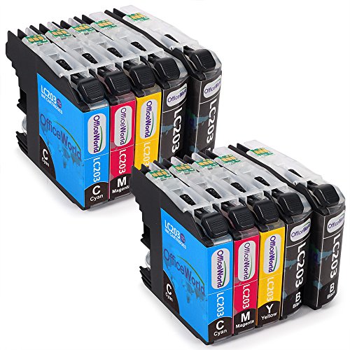 Office World 10 Pack Brother LC203XL Ink Cartridges,Compatible With Brother MFC-J4320DW MFC-J4420DW MFC-J4620DW MFC-J5520DW MFC-J5620DW MFC-J5720DW MFC-J885DW printer