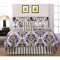 Pointehaven 8-Piece Luxury Queen Bedding Ensemble, Montgomery