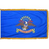 3x5 ft. North Dakota State Flag for Indoor Use