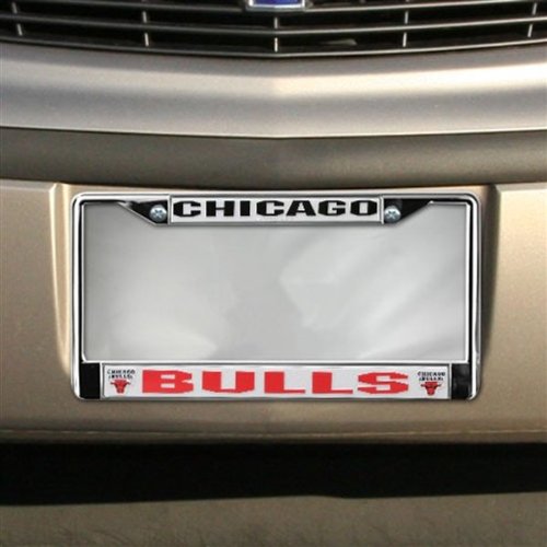 Chicago Bulls Chrome License Plate Frame