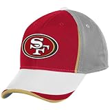 NFL Men's San Francisco 49ers End Zone Structured Flex Hat - Tw85Z (Multi, Small/Medium)