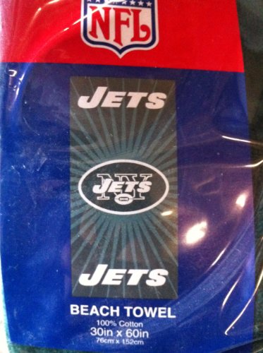 NEW YORK JETS BEACH TOWEL