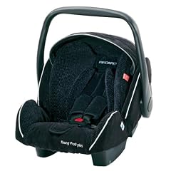 Recaro 5510.21109.66 - Young Profi Plus - Autokindersitz / Babyschale Gruppe 0+ (bis 13 kg), Farbe black / aquavit, ab der Geburt bis ca. 15 Monate