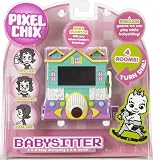 Fur Real Friends Pixel Chix Baby Care Teal House With Purple Base