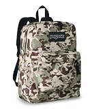 JanSport Superbreak Backpack (Shell Tan Classic Camo)