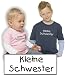 Baby/Kinder Langarmshirt mit Druck KLEINE SCHWESTER (046.47)