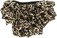 Baby Satin Ruffle Diaper Covers Baby Bloomers in Variety of Designs (Leopard)