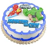 IMAGE OF Marvel Super Hero Squad Cake Topper