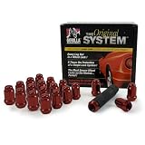 Gorilla Automotive 21133RD Small Diameter Acorn Red 5 Lug Kit (12mm x 1.50 Thread... by Gorilla