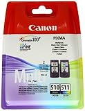 Canon CL511-PG510 Ink Catridge for Pixma MP495 (Pack of 2) (Office Product)