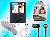 Brand NEW Ipod Nano Video (Black) 8GB Ultimate Bundle Kit