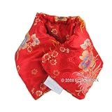 Body Wrap Hot & Cold Aromatherapy -Red Silk Brocade