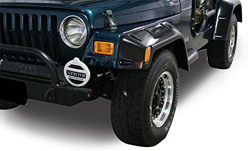 Rivetz Style Fender Flares for 1997 - 2006 Jeep Wrangler TJ - (Textured Finish)