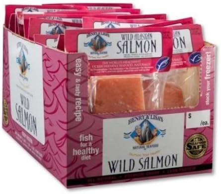 Henry and Lisas Grab N Go Alaskan Salmon, 4 Ounce -- 10 per case.