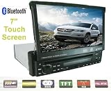 from discoball 7 IN DASH Touch HD Screen in Car DVD player Single DIN TV+FM/AM +BLUETOOTH+ RDS Model 50279