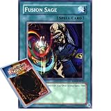 Yu Gi Oh : DP1-EN015 Unlimited Edition Fusion Sage Common Card - ( Jaden Yuki YuGiOh Single Card )