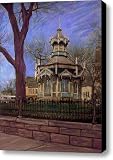 Gazebo at Wisconsin Club Canvas Print / Canvas Art - Artist Anita Burgermeister