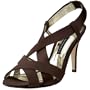 Caparros Women's Harvey Sandal,Chocolate Silk,7.5 M US