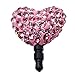 Earphone Jack Accessory 1pcs Of Pink Heart Crystal Pearls / Dust Plug / Ear Jack For For Iphone 4 4S / iPad / iPod Touch / Other 3.5mm Ear Jack