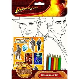 Indiana Jones Colour & Stickers Set