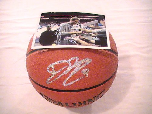 DIRK NOWITZKI SIGNED AUTOGRAPHED DALLAS MAVERICKS BASKETBALL COA + HOLOGRAM