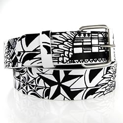 GENUINE LEATHER SNAP ON BELT WITH A DETACHABLE BUCKLE FITS ANY KIND OF BUCKLE
