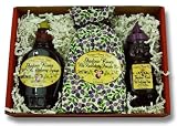 Shadow River Wild Huckleberry Gourmet Boxed Gift Set - 10 oz Syrup, 12 oz Honey, Pancake Mix