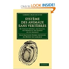 Syst�me des animaux sans vert�bres: Ou tableau g�n�ral des classes, des ordres et des genres de ces animaux (Cambridge Library Collection - Life Sciences)