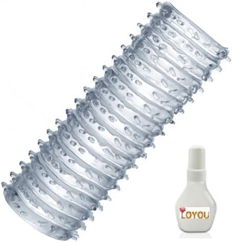 Male Masterbaiting Toys Handjob Texture Sleeves Penis Model Masturbate for Men+ 0.65 Oz Lubricating Oil