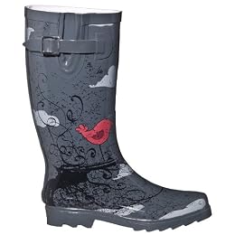 Grey Retro Birdie Rainboot - 8.0 (pre-order)