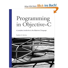 Programming in Objective-C.
