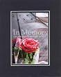In Loving Memory - Psalm 23:6 . . . 8 x 10 Inches Biblical/Religious Verses set in Double Beveled Matting - A Timeless and Priceless Poetry Keepsake Collection