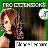 18″ Inch #24 Blonde Leopard Highlight Streaks Pro Extensions Premier Human Hair Extensions Reviews