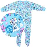 Kitty Footed Pajamas for Toddlers and Girls