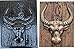 Handmade Panno Bull Wild West Concrete Plaque Molds Decor Wall D27