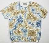 Alfred Dunner Sandpoint Short Sleeve Seashell Print Knit Top