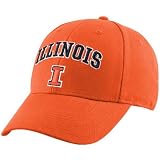 Illinois Fighting Illini Orange Classic Structured Adjustable Hat