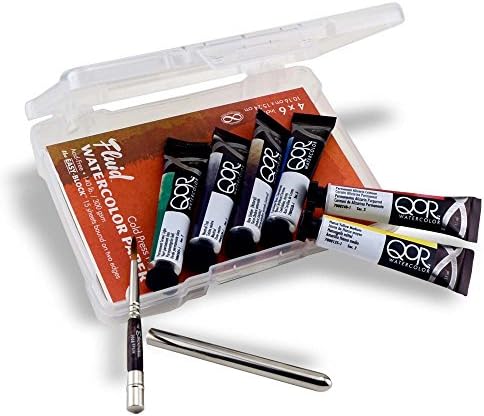 Hyatt's Qor Watercolor Primary Color Set