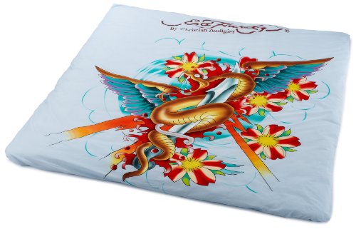 Ed Hardy 10371300 Bettw&auml;sche Snake and Wings 200 x 210 cm, 100% Baumwolle