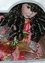 16" Sitting Fairy "Felicity" Porcelain Doll in Red Dress