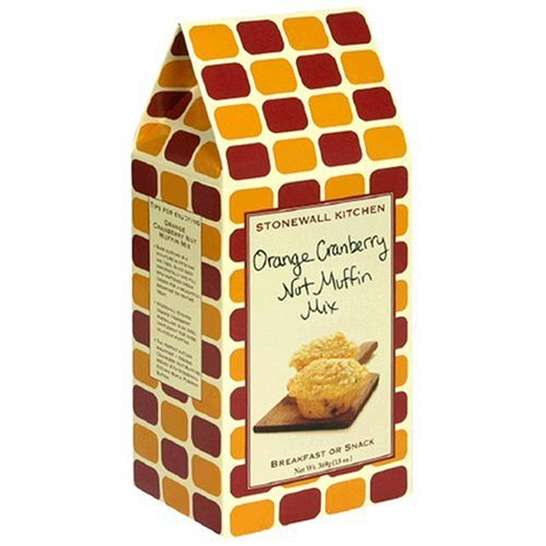 Stonewall Kitchen Orange Cranberry Nut Muffin Mix, 13-Ounce Boxes (Pack of 4) by Stonewall Kitchen