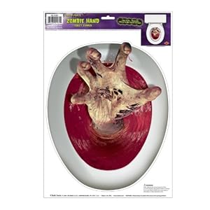 Zombie-Hand Peel 'N Place Toilet Topper