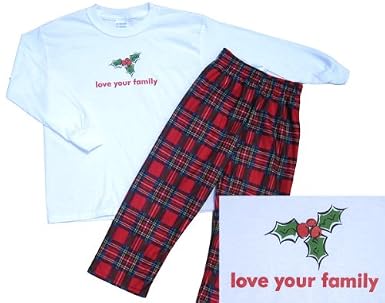 Holly Holiday Family Matching Holiday PJs