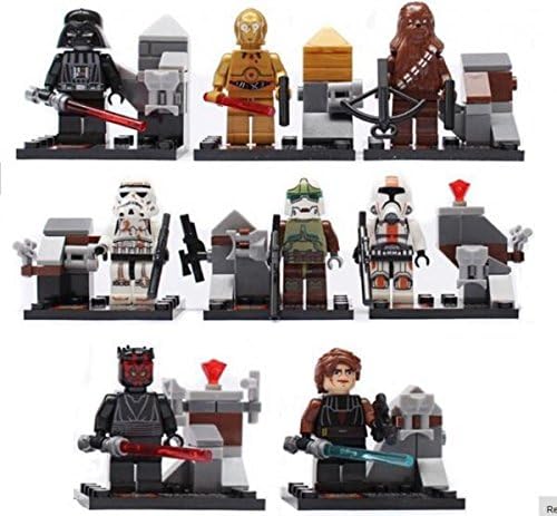 Star Wars Figures Building Bloks Sets Model Toys Minifigures Brick Toys 8 pcs/lot #198-58